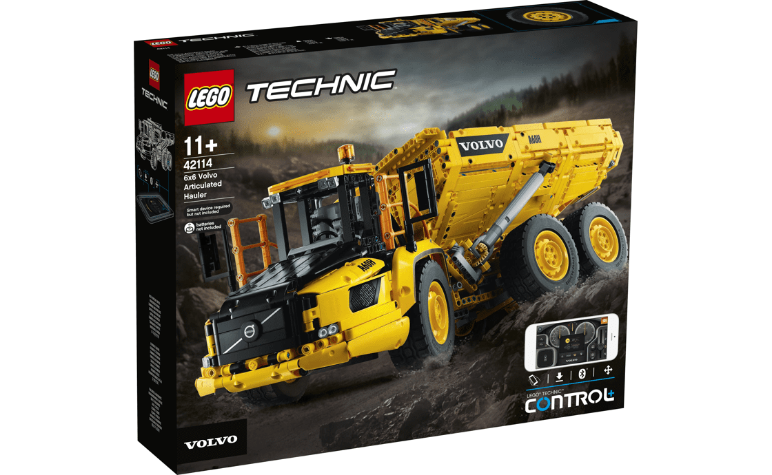 

Конструктор LEGO Шарнірний самоскид 6x6 Volvo 2193 деталей (42114)