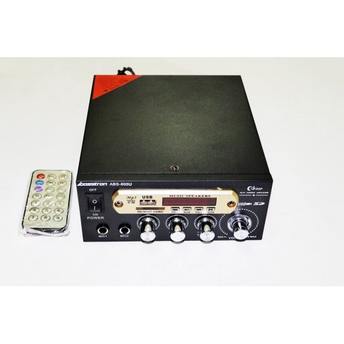 

Усилитель Звука Bosstron Abs-805U Usb + Sd + Fm + Karaoke Черный (Sf)