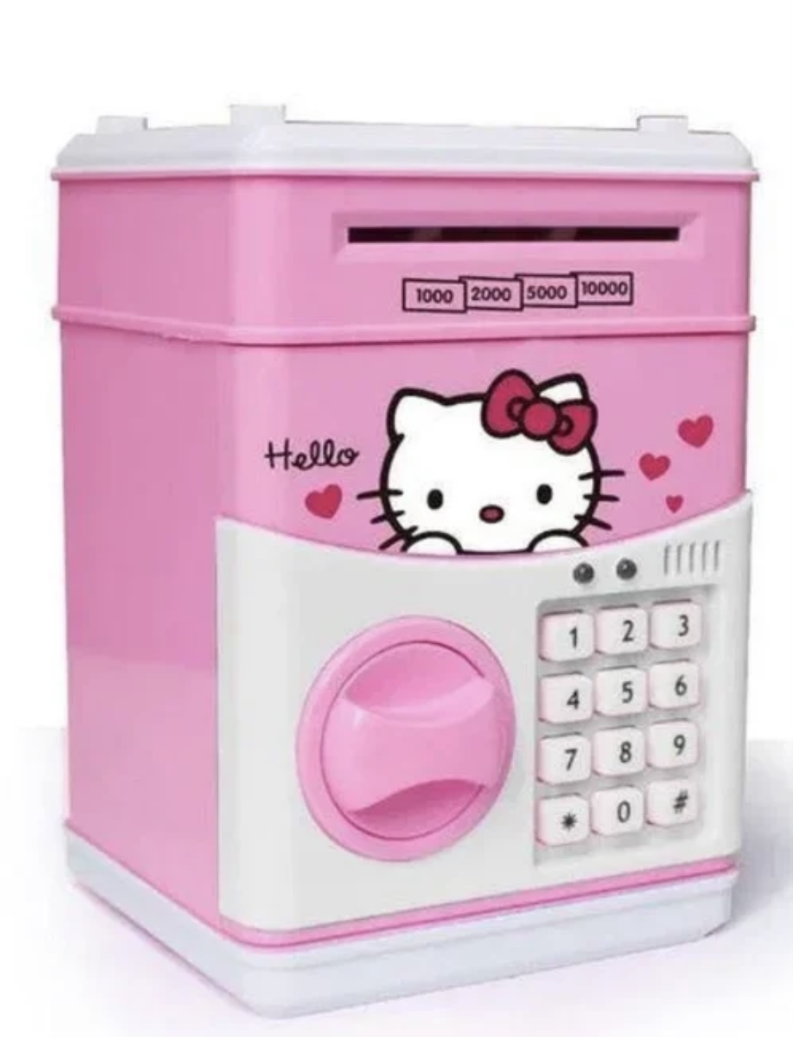 

Сейф-копилка детский Cartoon Box с кодовым замком Pink