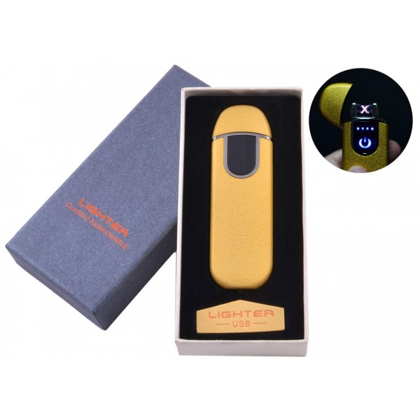 

Электроимпульсная зажигалка Lighter (USB) №HL-69 Gold