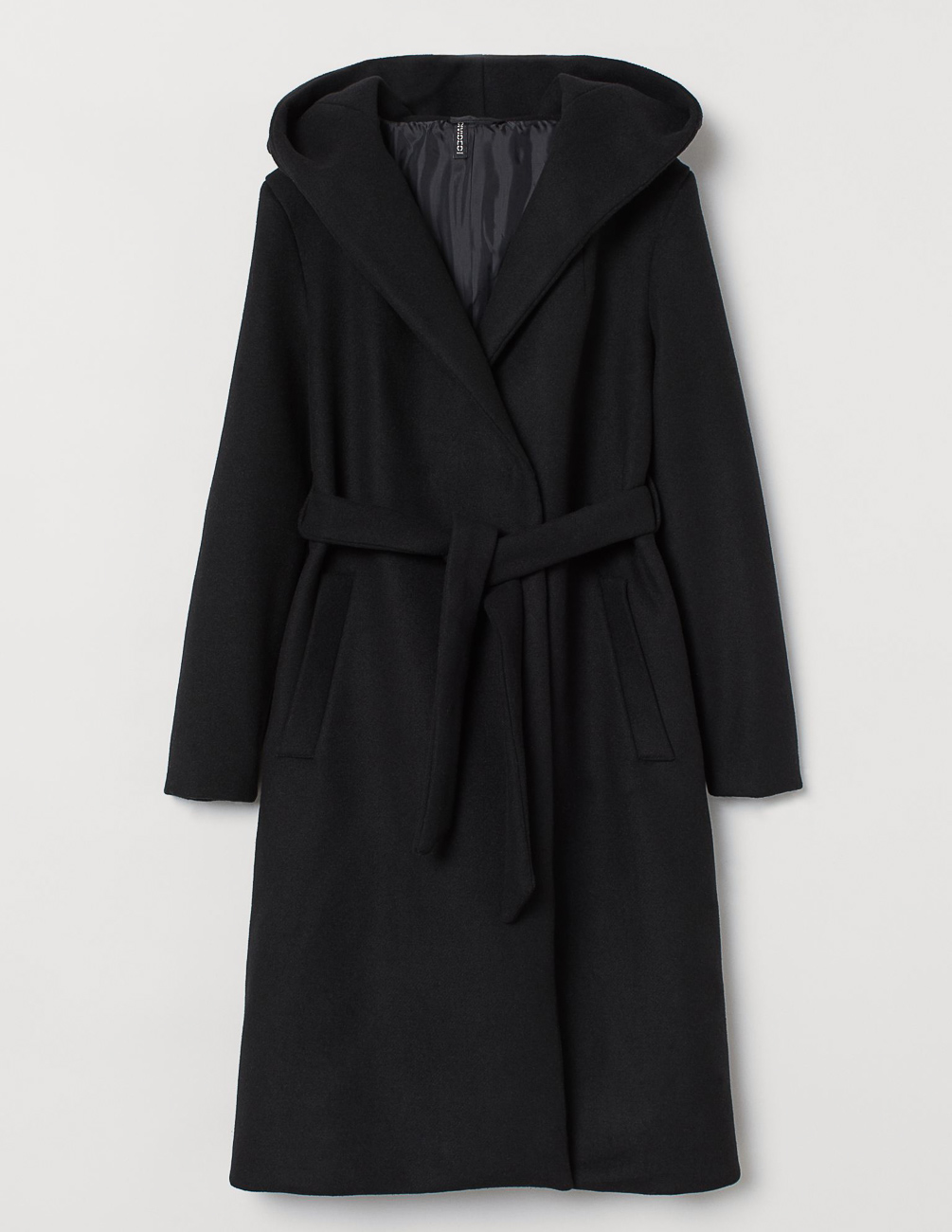 

Пальто H&M Ж1057006 (08445491,03128788) цвет черный S