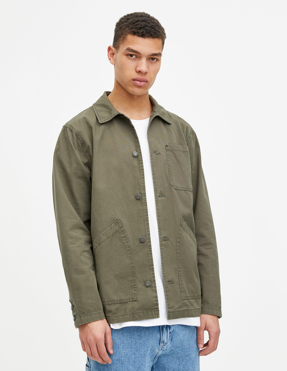 

Куртка PULL & BEAR М0107724 (5710/515/505) цвет зеленый M