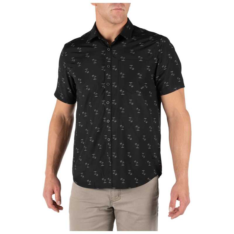

Рубашка 5.11 LIFE'S A BREACH SHORT SLEEVE SHIRT 71385 Large, Чорний