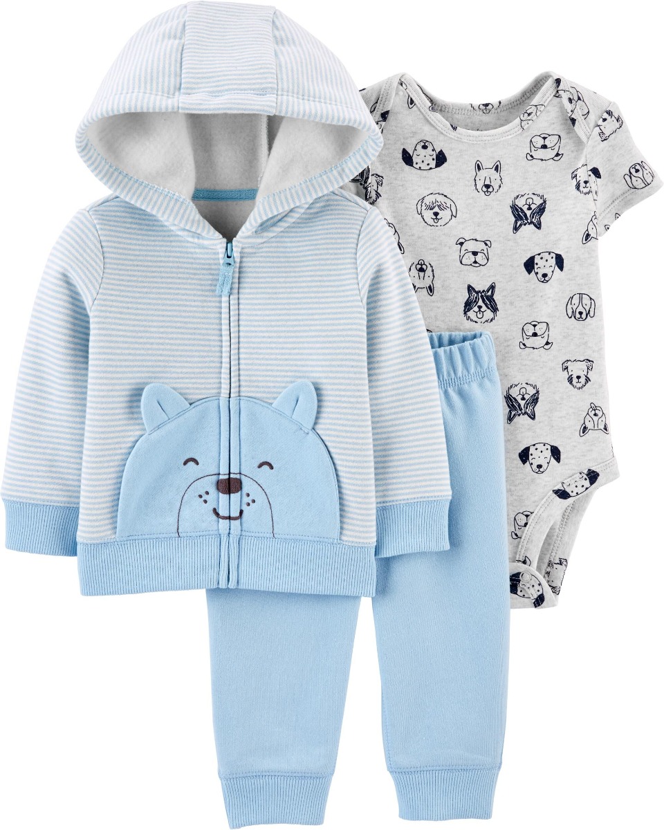 

Комплект Carters 3в1Bear Little Jacket Set 78-83 см (размер 18М)
