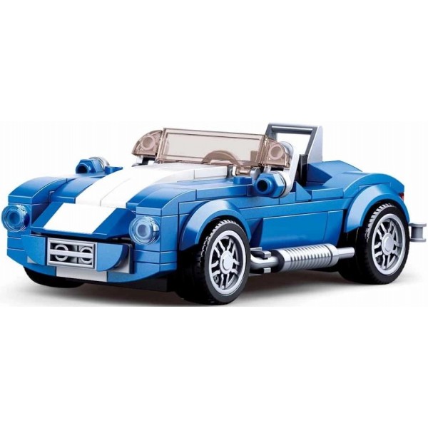 

Детский игровой конструктор SLUBAN Model Bricks Машина синий 160+ деталей
