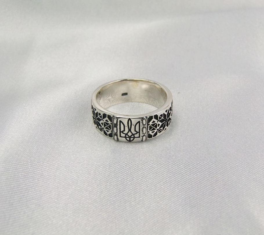 

Кольцо узор Украинский Maxi Silver 5664 SE, размер 22