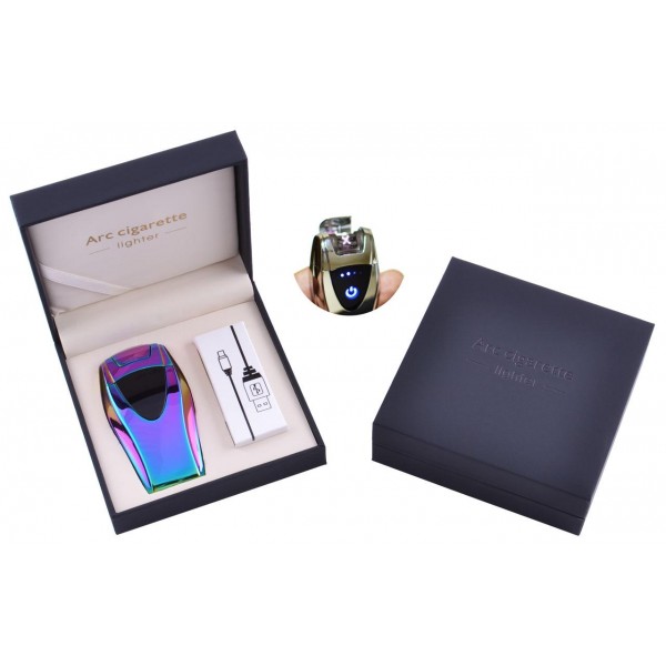 

Электроимпульсная зажигалка в подарочной упаковке ArcCigarette (Двойная молния, USB) №HL-39 Хамелеон