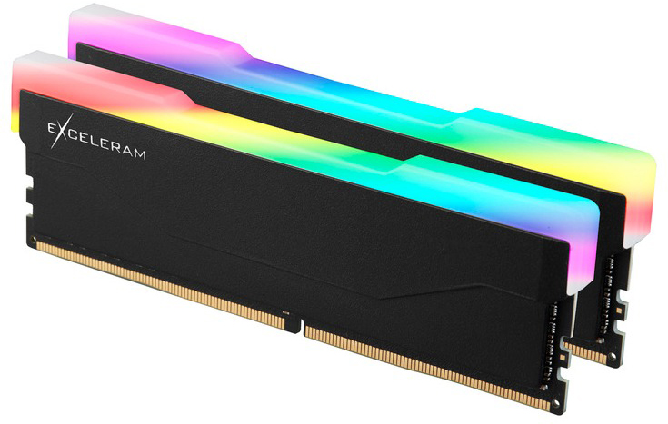 

Оперативная память Exceleram DDR4-3200 32768MB PC4-25600 (Kit of 2x16384) RGB X2 Series Black (ERX2B432326CD)