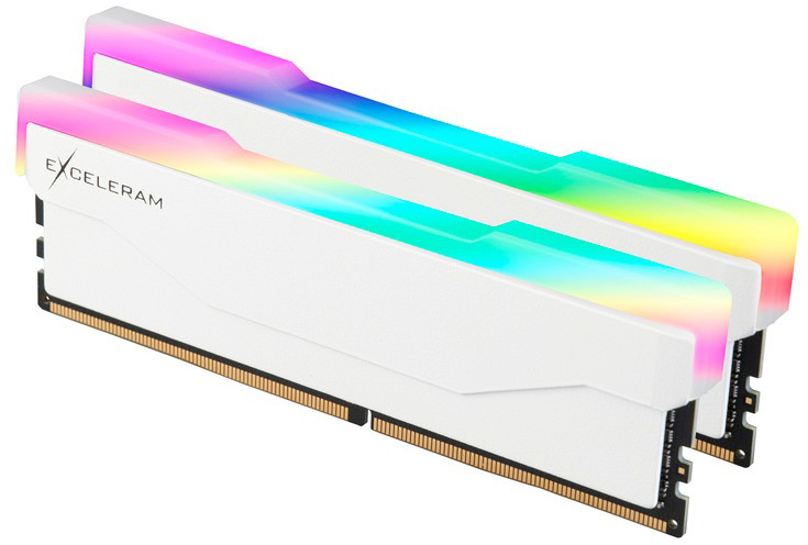 

Оперативная память Exceleram DDR4-2666 32768MB PC4-21328 (Kit of 2x16384) RGB X2 Series White (ERX2W432269CD)