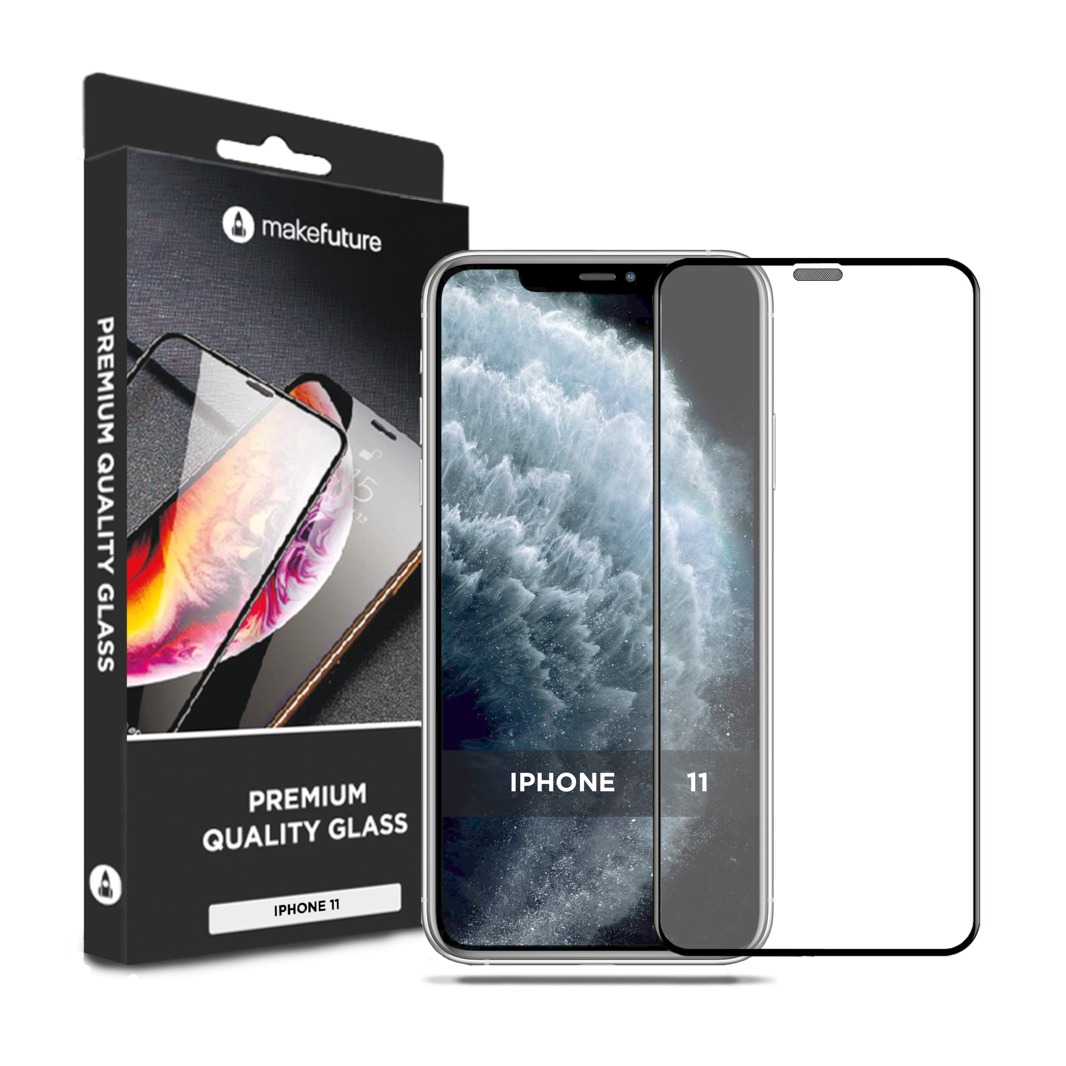 

Захисне скло MakeFuture Apple iPhone 11 Premium Glass