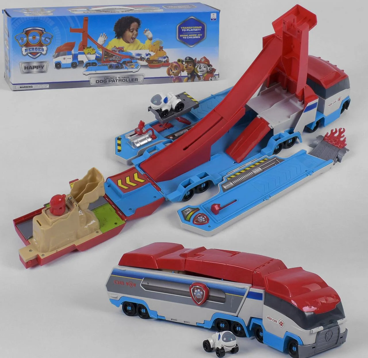 

Автотрек - запускач - машинка Happy Toys "Щенячий патруль" (7116)