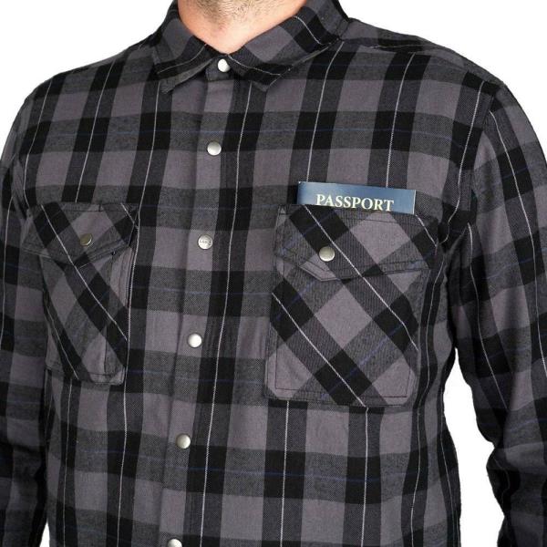 

Тактическая клетчатая рубашка LA Police Gear Atlas Heavy Weight Flannel Large, Carbon Grey