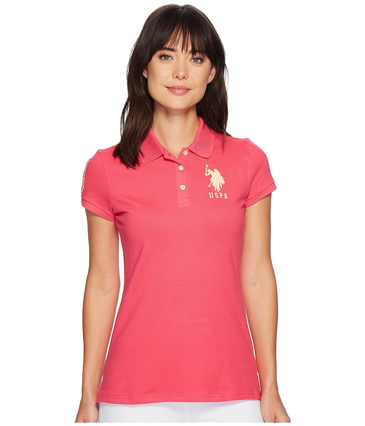 

Поло U.S. POLO ASSN. Neon Logos Short Sleeve Polo Shirt Pink,  (42, Поло U.S. POLO ASSN. Neon Logos Short Sleeve Polo Shirt Pink, XS (42)