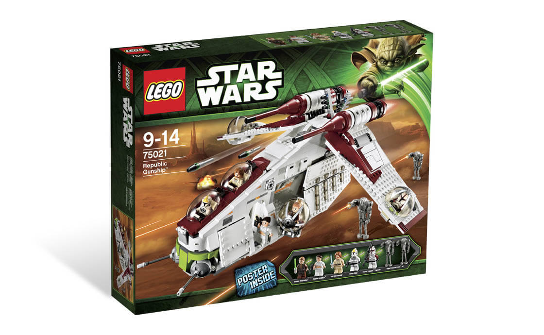 

Конструктор LEGO Республіканський винищувач 1175 деталей (75021)