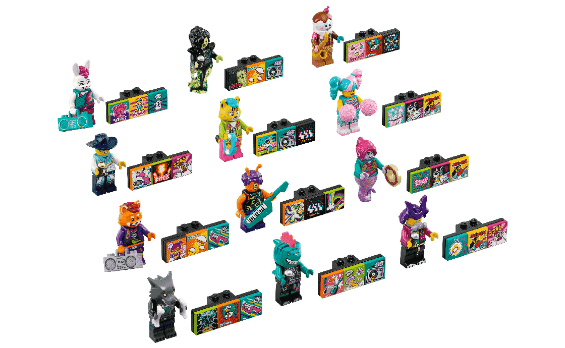 

Конструктор LEGO Повна колекція мініфігурок VIDIYO 12 деталей (43101-13)