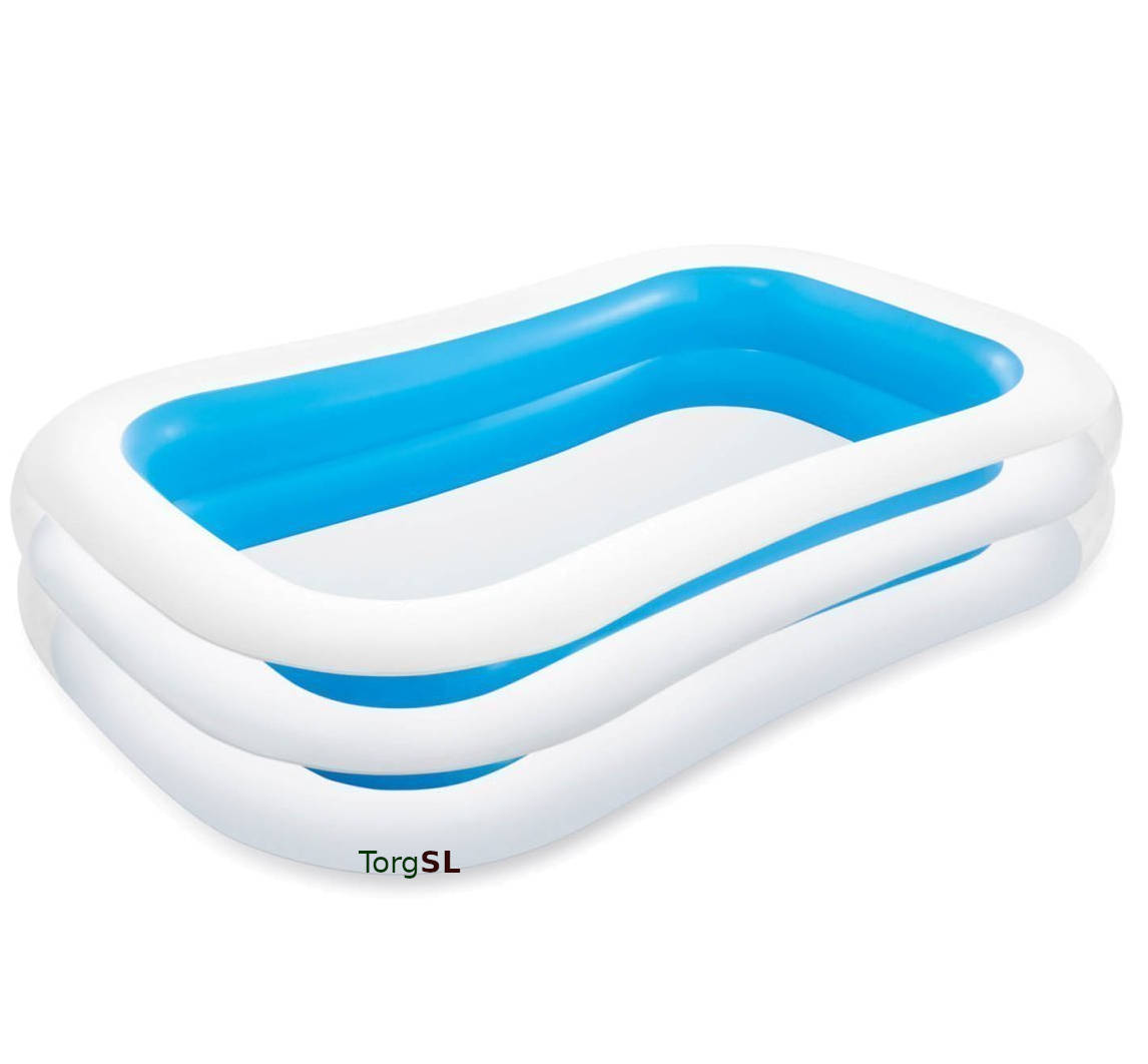 

Детский надувной бассейн Intex 262х175х56 см c шариками (int-56483)