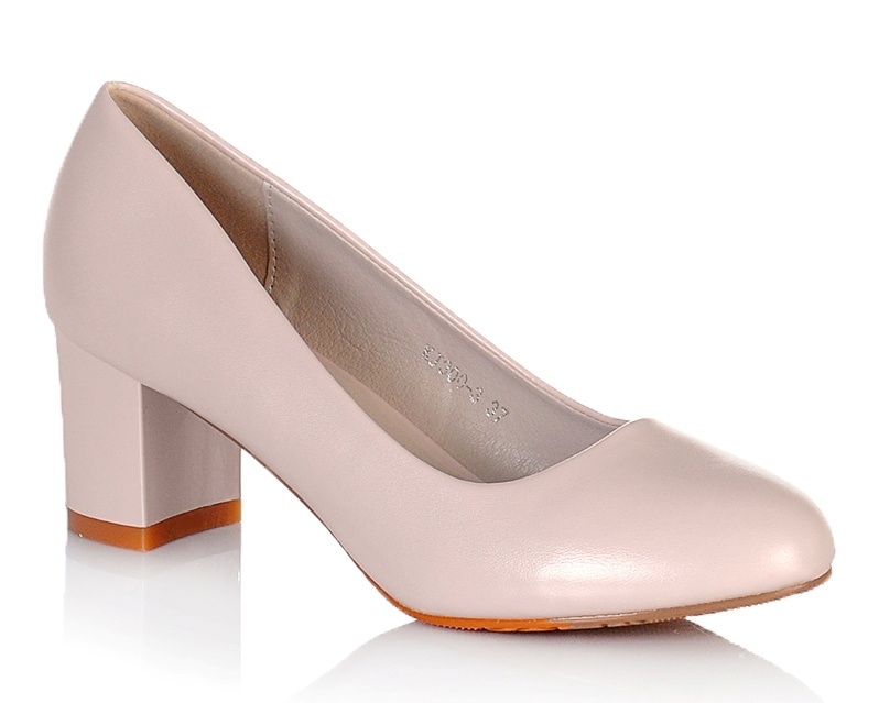 

Туфли на каблуке QQ shoes KJ300-3BE 37 бежевый