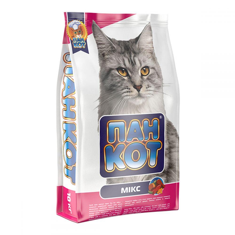 

Сухой корм для кошек Пан-Кот Микс 10 кг