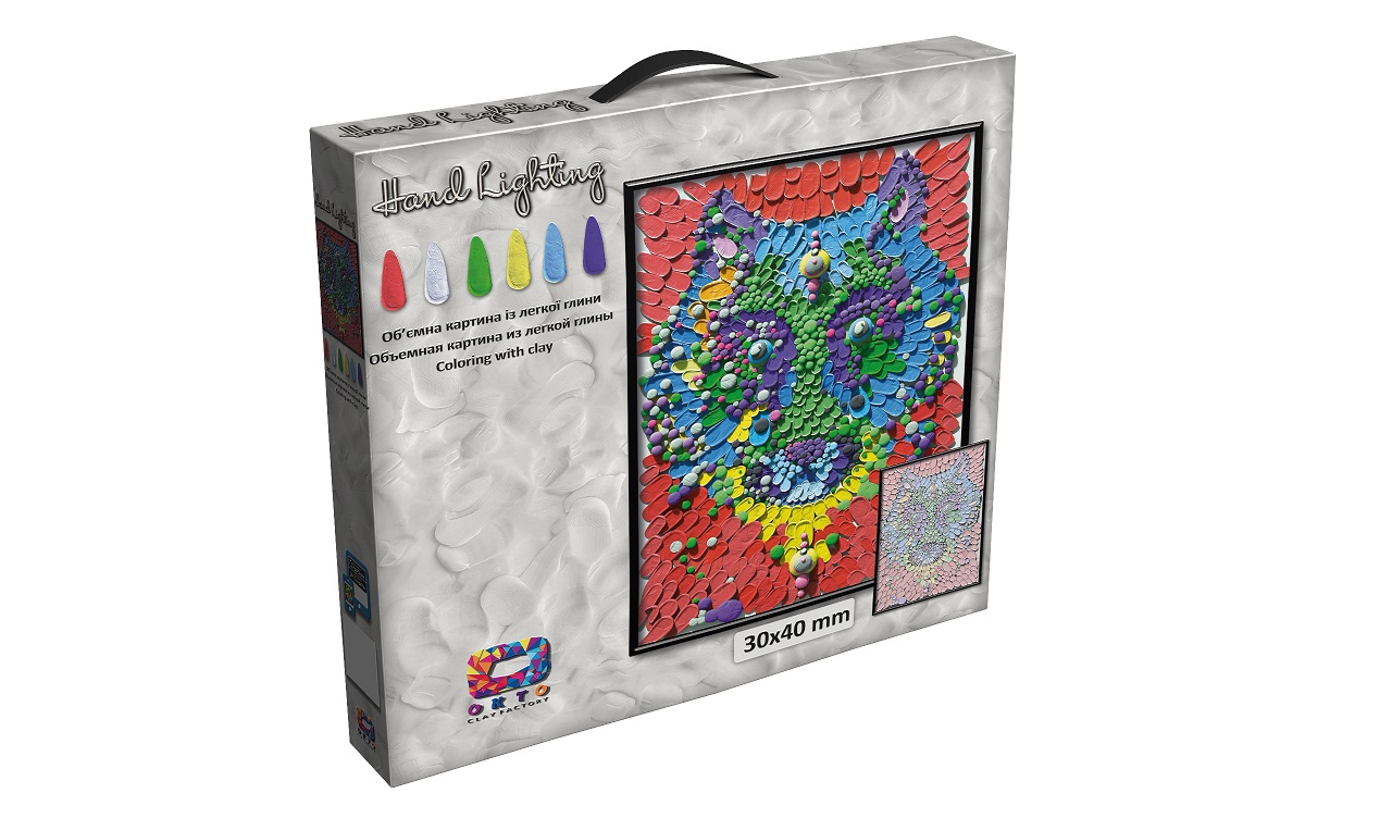 

Картина из легкой глины ОКТО "Moon Light Clay. Волк" (70073)