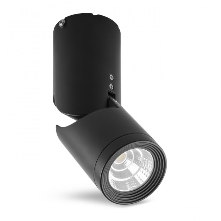 

Светодиодный накладной LED светильник Feron AL517 10W черный наклонный (29889)