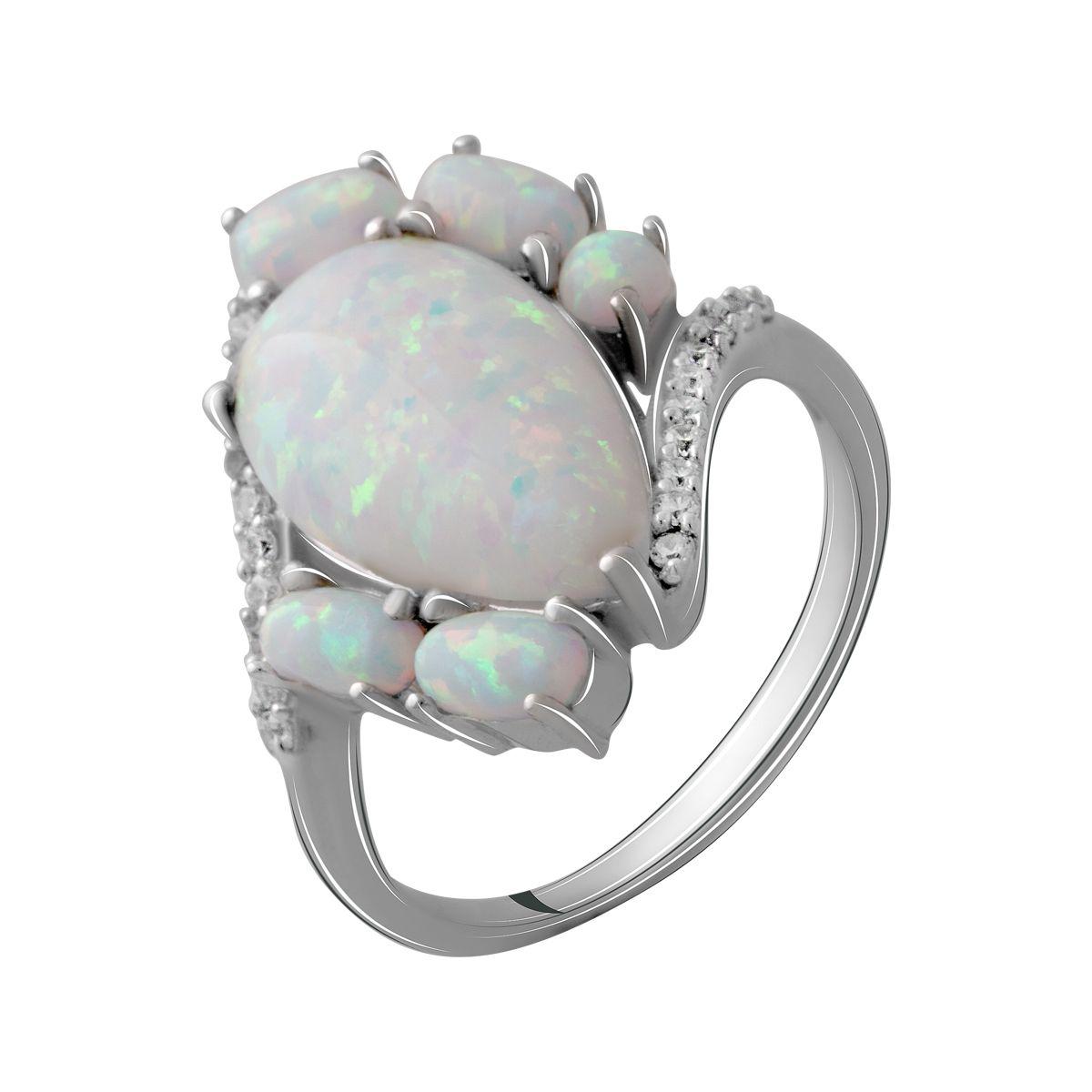 

Серебряное кольцо SilverAlex с опалом 2.725ct 17.5 размер
