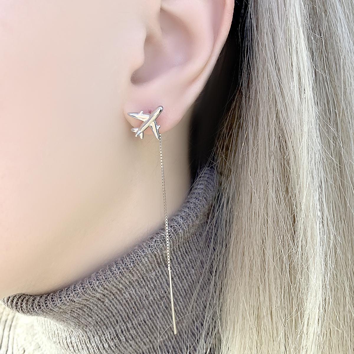 

Серебряные серьги SilverAlex без камней