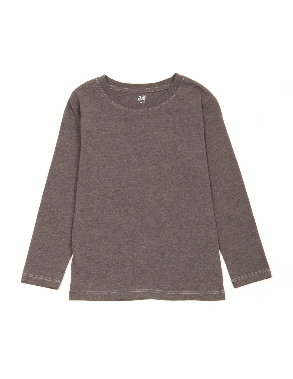 

Футболка д/р H&M ДМ002871 цвет серый 134/140