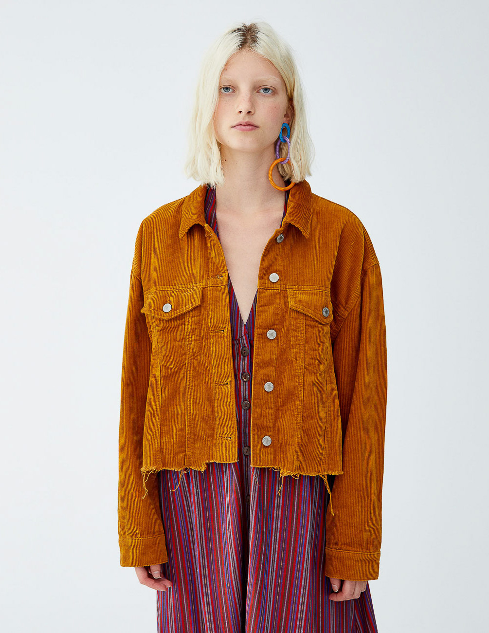 

Джинсовка PULL & BEAR Ж1056320 (9712/322/305) цвет коричневый M