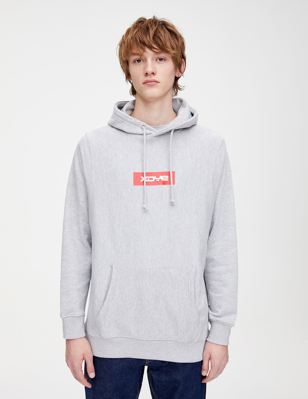 

Худи PULL & BEAR М0107429 (5590/570/827) цвет серый L