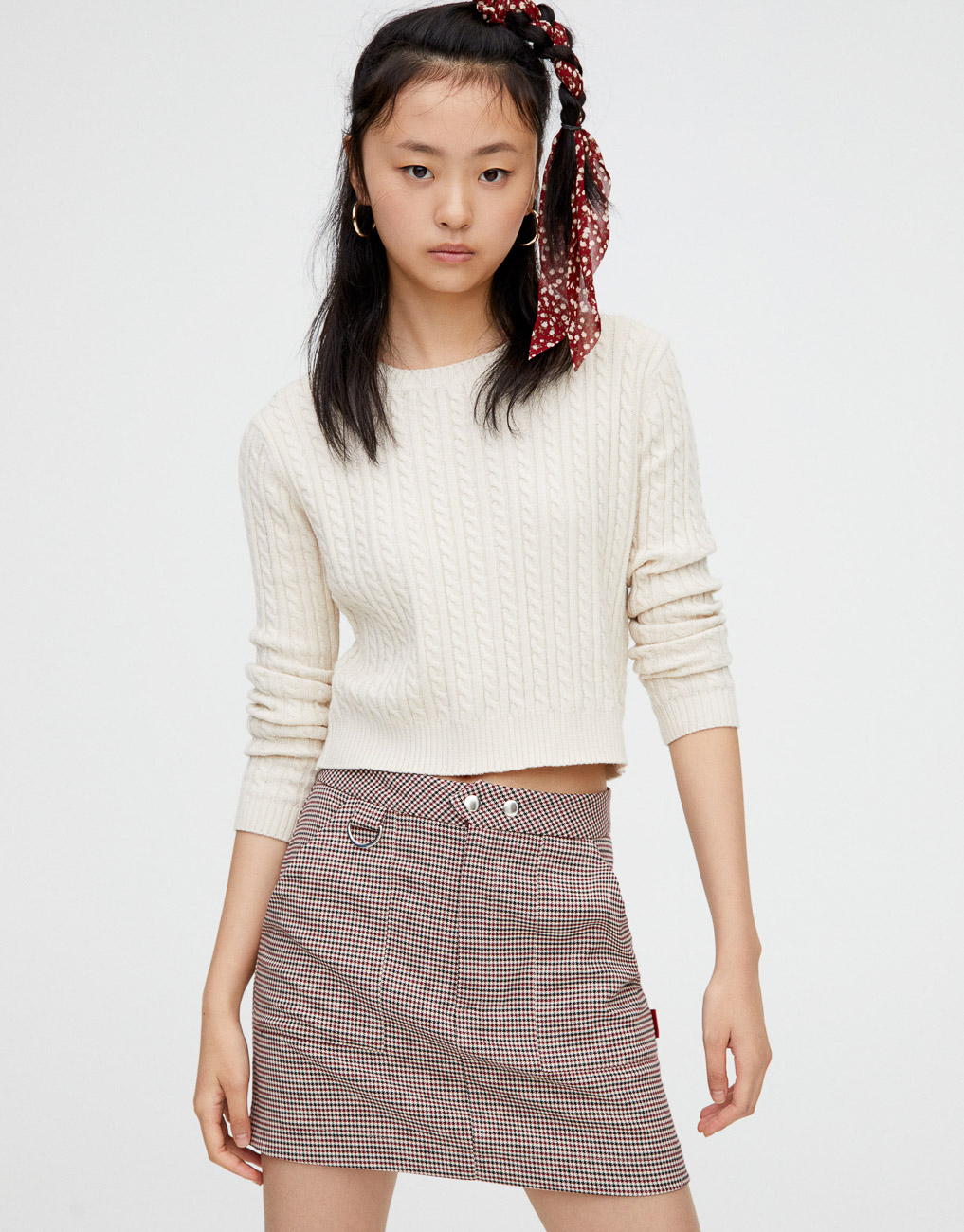 

Юбка PULL & BEAR Ж1056011 (9395/327/700) цвет разноцветный M