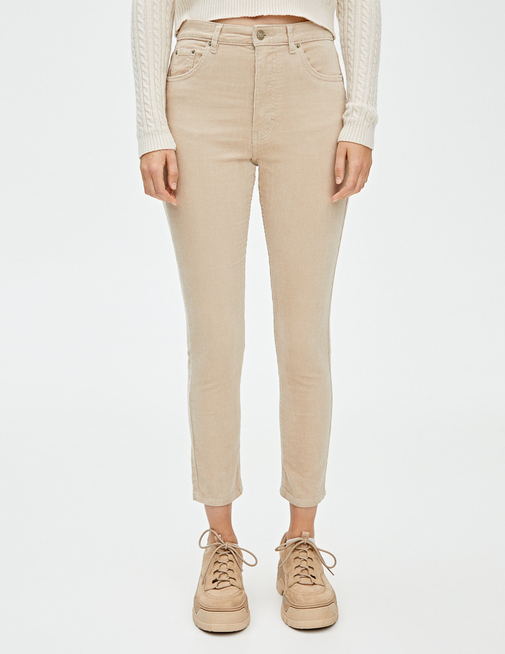 

Брюки PULL & BEAR Ж1055972 (5679/350/712) цвет бежевый L