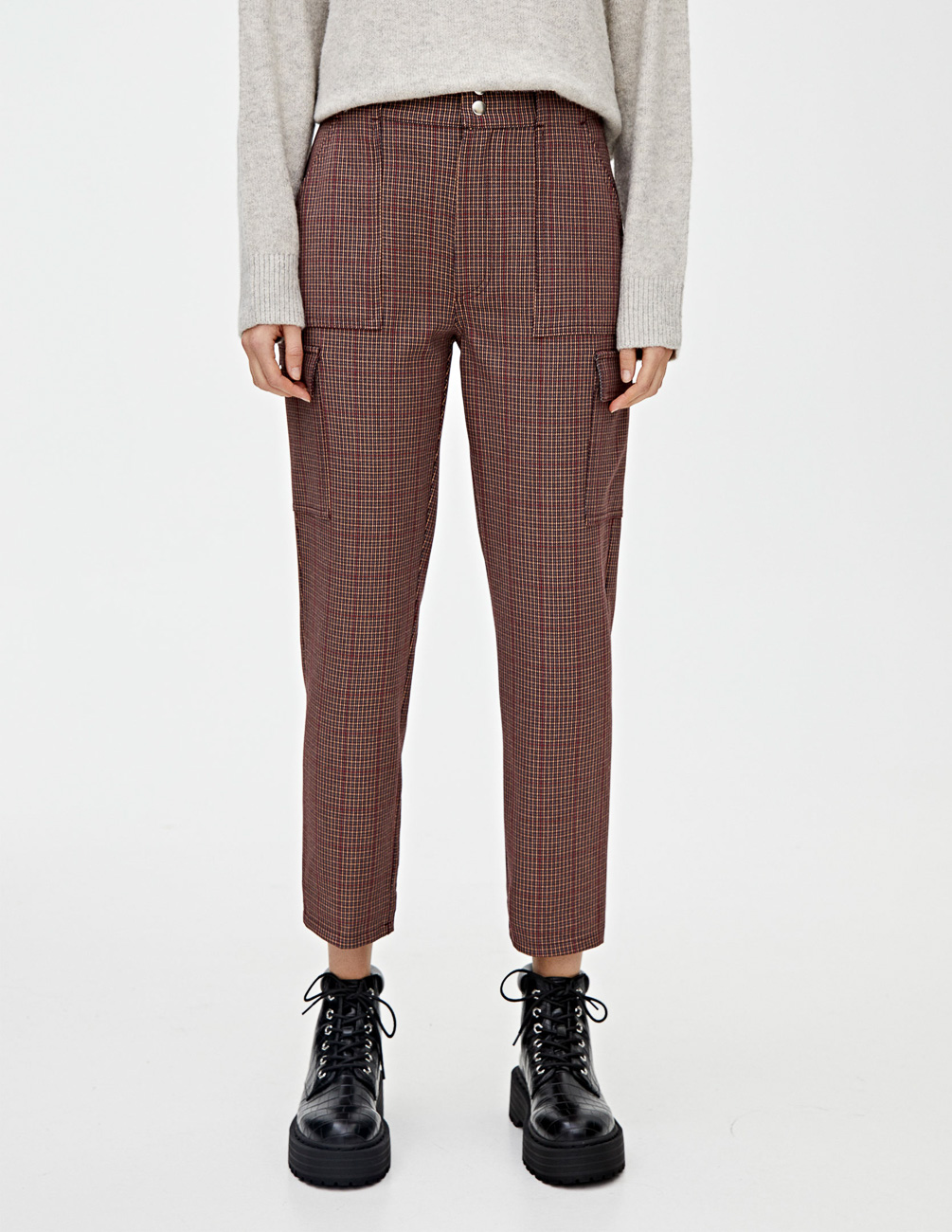 

Брюки PULL & BEAR Ж1056345 (9671/352/605) цвет разноцветный S