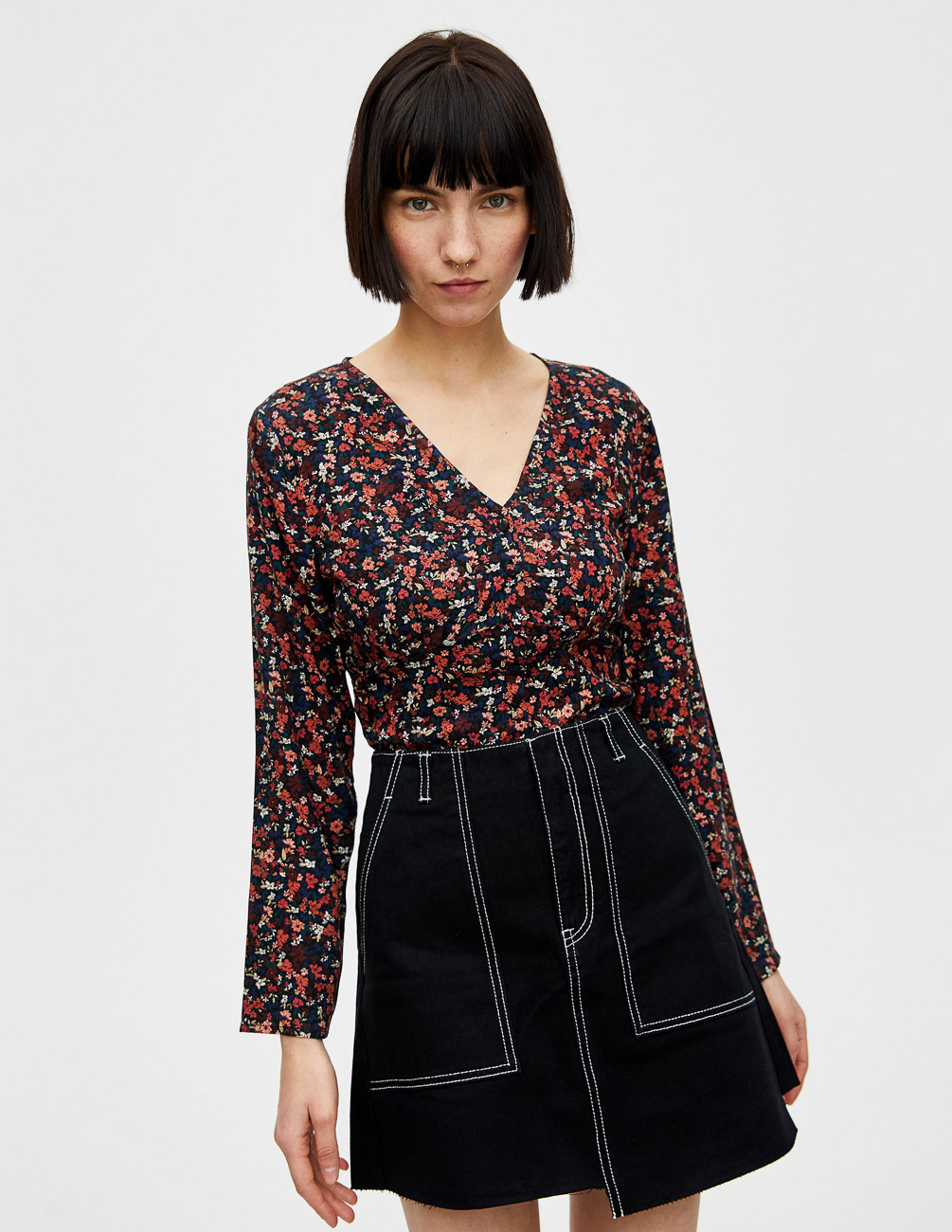 

Блуза PULL & BEAR Ж1056436 (5470/342/605) цвет разноцветный, Блуза PULL & BEAR Ж1056436 (5470/342/605) цвет разноцветный XS