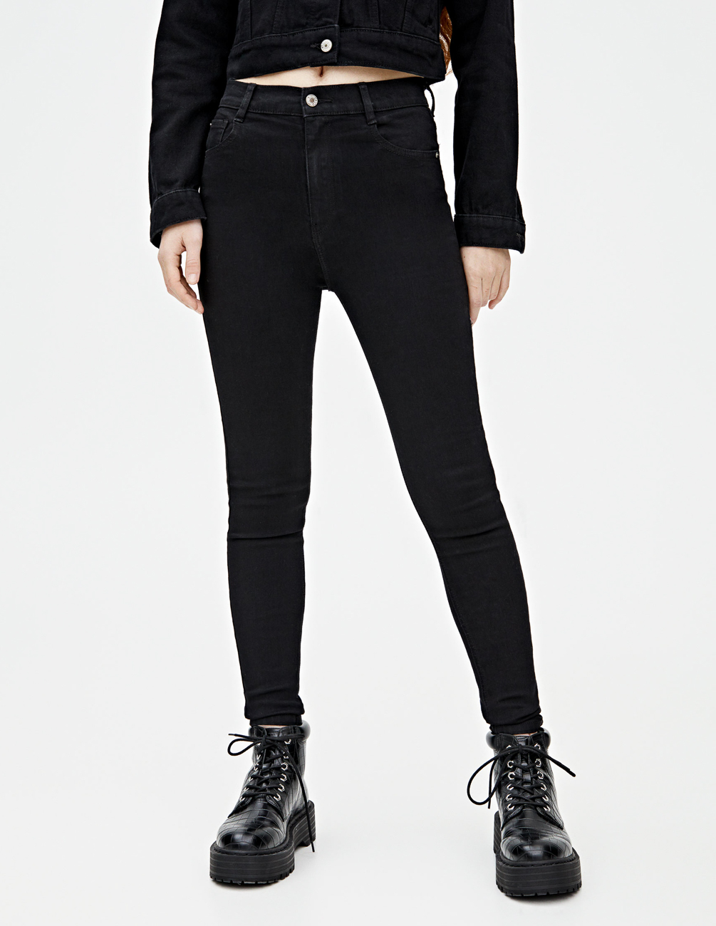 

Джинсы PULL & BEAR Ж1055894 (9682/326/800) цвет черный XXS