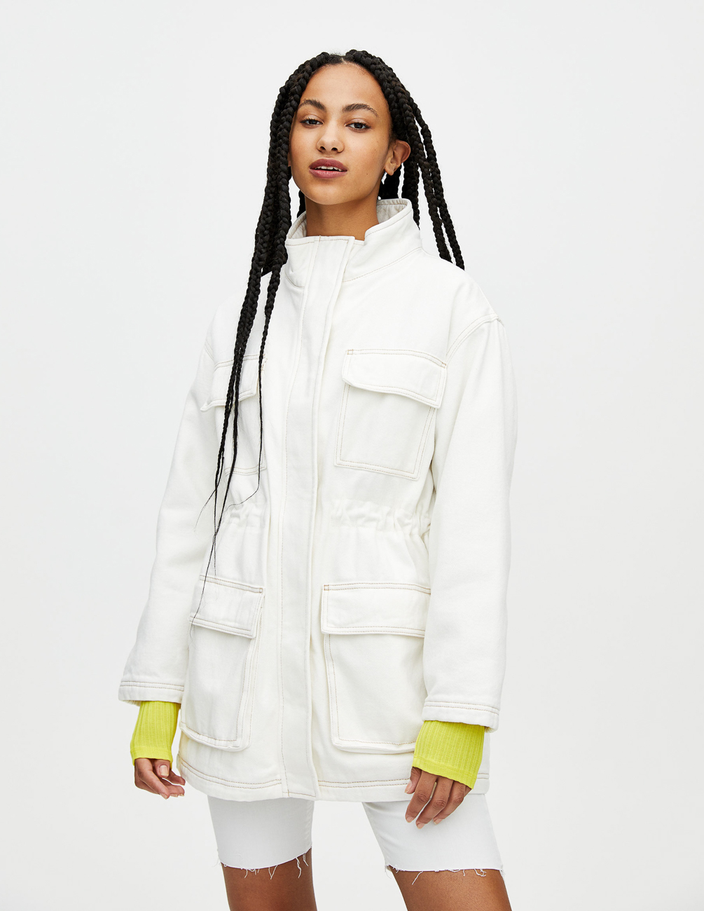 

Джинсовка PULL & BEAR Ж1055776 (5710/307/250) цвет белый S