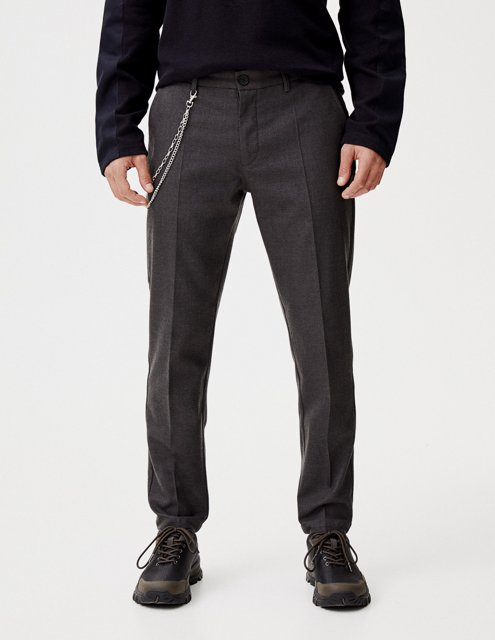 

Брюки PULL & BEAR М0107616 (9671/511/809) цвет серый 30