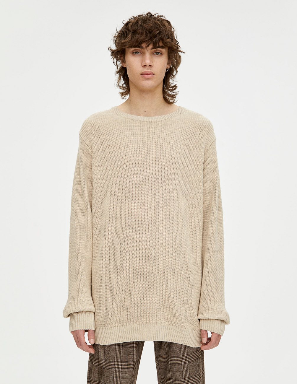 

Джемпер PULL & BEAR М0107550 (5557/507/711) цвет бежевый M