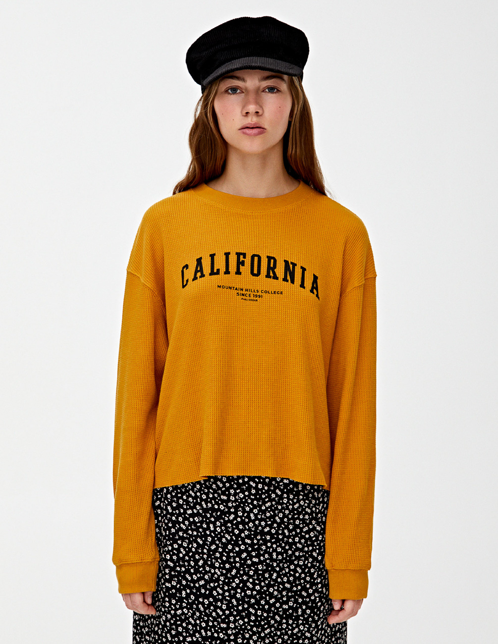 

Свитшот PULL & BEAR Ж1055820 (9243/329/305) цвет желтый M