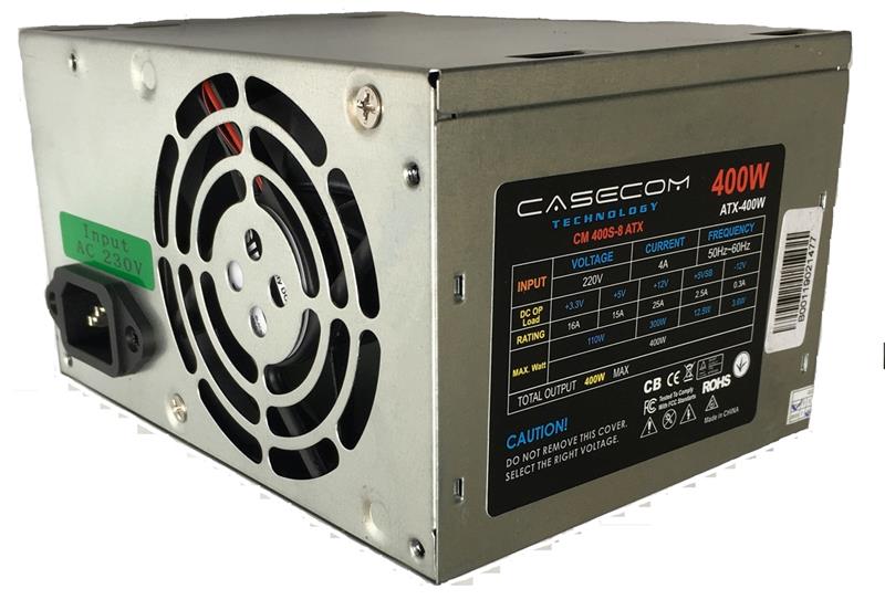 

Блок питания CaseCom (CM 400S-8 ATX) 400W 8Fan bulk