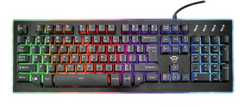 

Клавиатура Trust GXT 860 Thura Semi-mechanical RGB Black (21839) USB