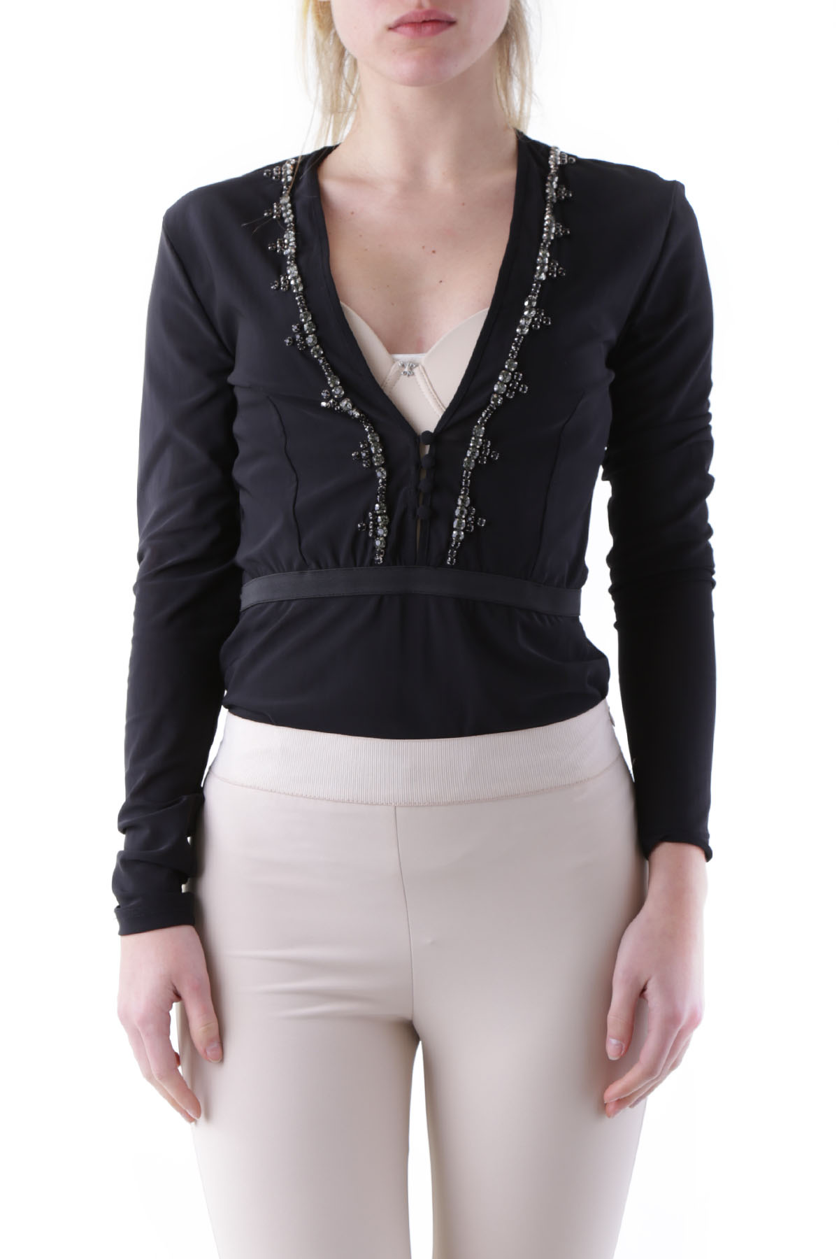 

Блуза Cristina Gavioli Black  черный, Блуза Cristina Gavioli Black 44 черный