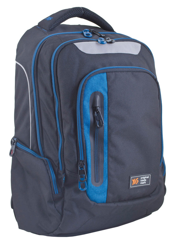

Рюкзак подростковый YES Т-22 отд. для ноутбука With blue 553137