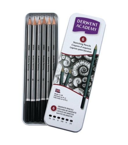 

Набор графитных карандашей Derwent Academy 6 шт корпус Серые (5028252269940)