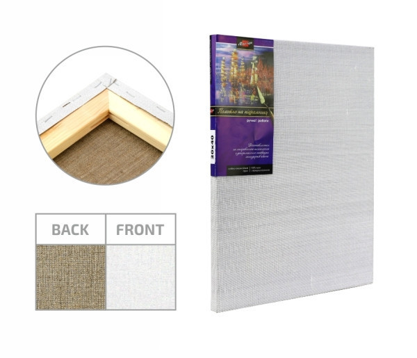 

Холст на подрамнике Rosa 50x55 см масляный грунт среднее зерно лён галер. натяжка (4820149866512)