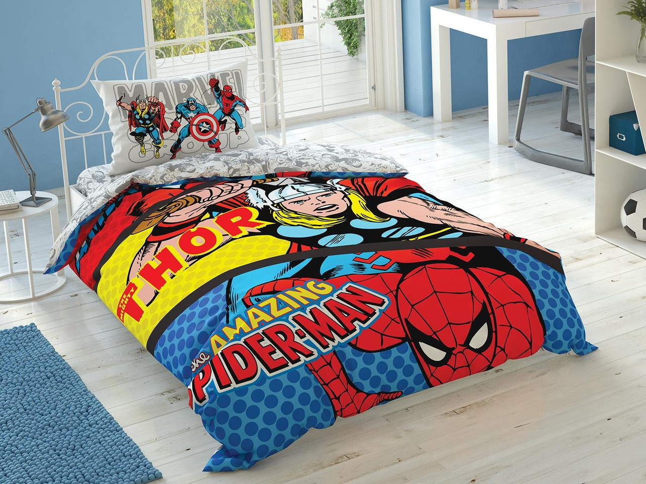 

Постельное белье Tac Disney Marvel Comics 160*220 подростковое