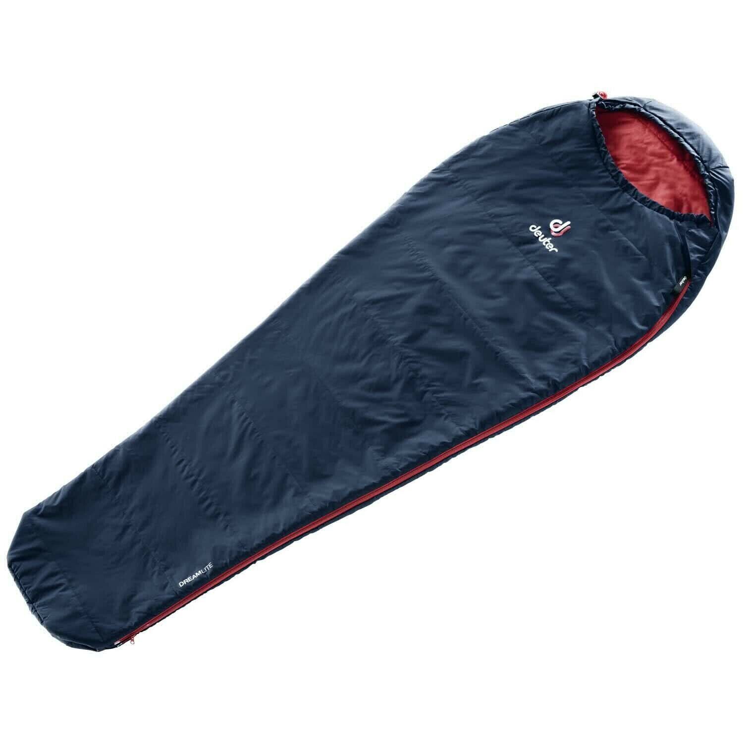 

Спальник Deuter Dreamlite 3524 navy-cranberry левый (3703019 3524 1)
