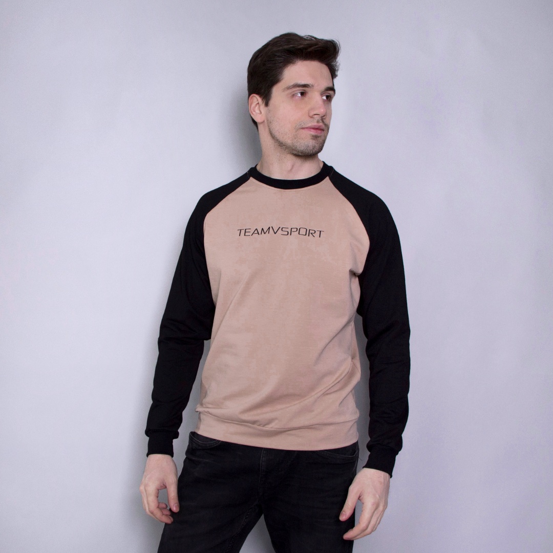 

Мужской свитшот Teamv Raglan Sport 2 Бежевый S