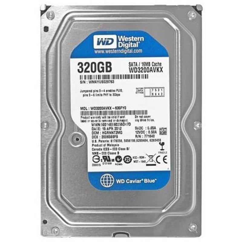 

Накопитель HDD SATA 320GB WD 7200rpm 16MB (WD3200AVKX) Refurbished