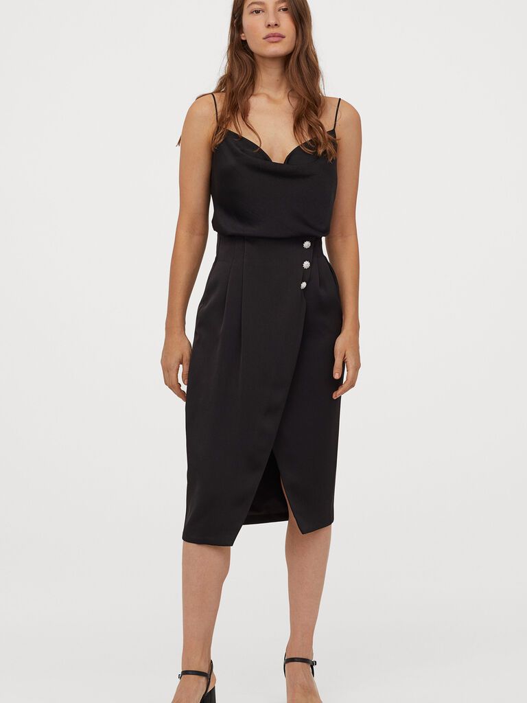 

Юбка H&M 060839717  Черная, Юбка H&M 060839717 34 Черная