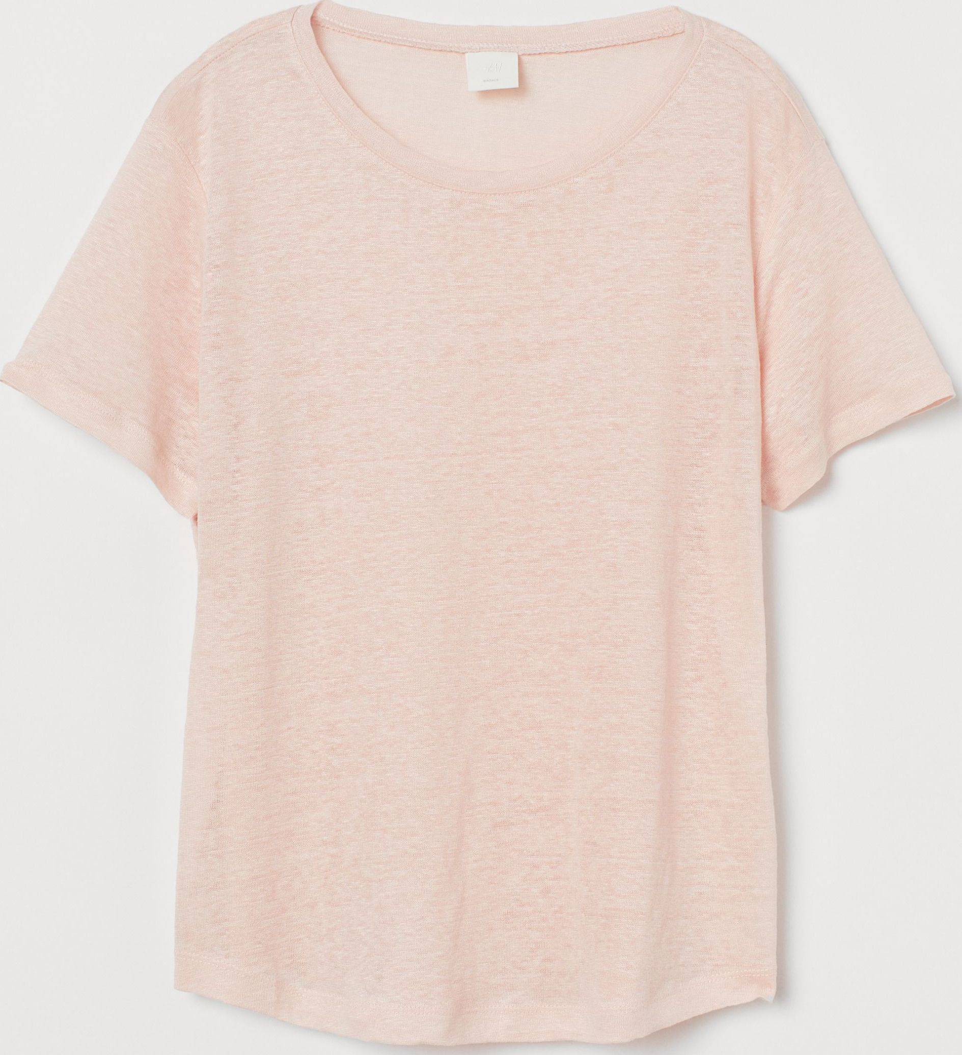 

Футболка льняная H&M 060820484 S Розовая